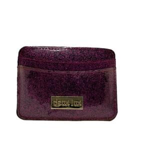 Deux Lux Glitter Wallet - Purple Sparkle Card Holder